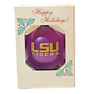 Louisiana State University LSU Tigers Shatterproof Christmas Ball Ornament